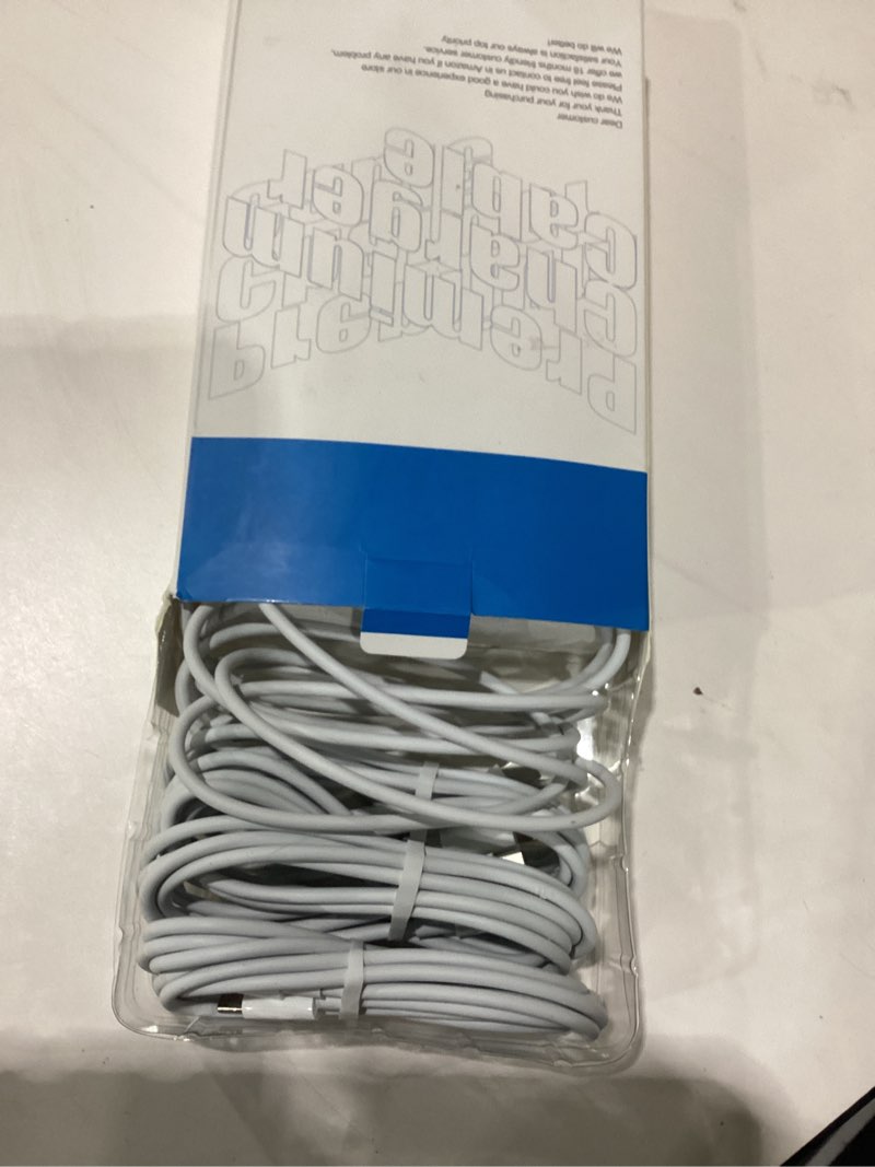 Condition photo showing New/Like New for iphone charger fast charging,20w pd usb c wall charger 4 pack with 6ft fast charging cable - fast charger for iphone 14/14 pro max/13/13 pro/12/12 pro/11/11 pro/xs, ipad white 6ft