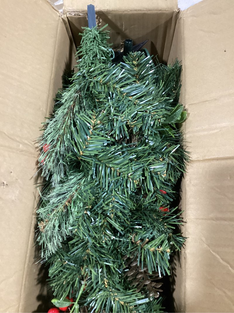 Condition photo showing New/Like New for Solar Christmas Tree for Outside 3FT with 220 Tips, Prelit Solar Christmas Trees Lights with 160 LED, 8 Modes Lighted Outdoor Xmas Tree for Porch, Yard, Lawn (2 Pack)