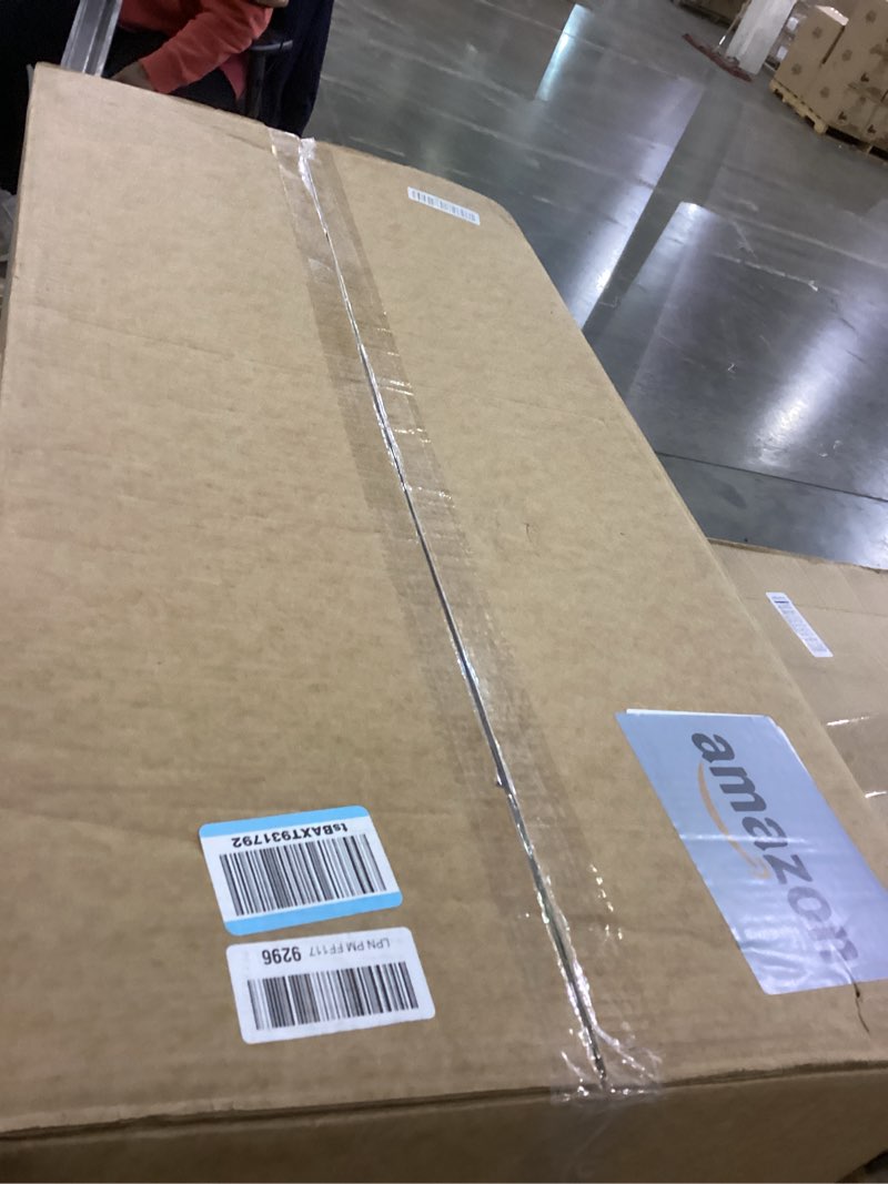 Condition photo showing New/Like New for IRIS USA 4-Shelf Heavy Duty Plastic Storage Shelves, 600lb Capacity, 56" H x 36" W x 18" D, Large Modular Shelving Unit Storage Organizer for Garage, Home, Warehouse & Gym, Storage Rack - Black 4-Tier Heavy Duty