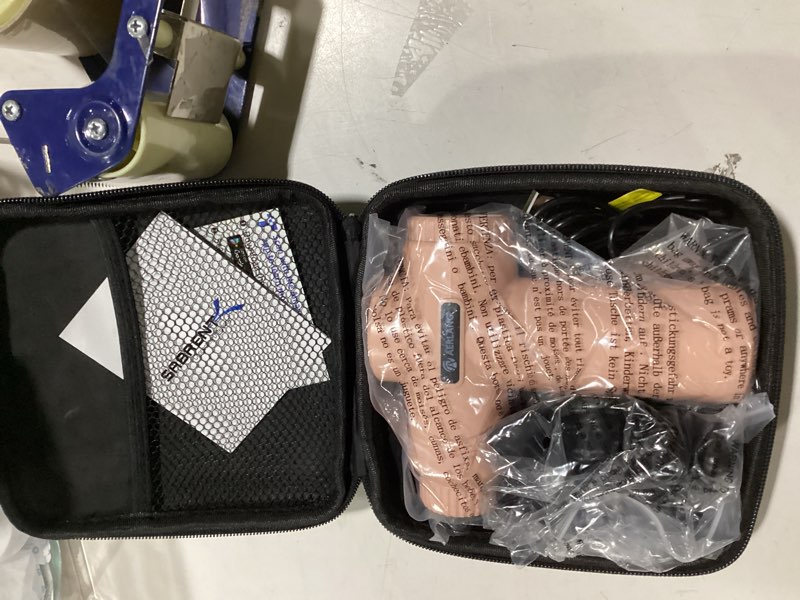 Condition photo showing Good Condition for aerlang mini massage gun-pink?muscle deep tissue massager gun, handheld percussion massager, portable quiet massage gun with carry case for home office gym motehr day gifts for women men her