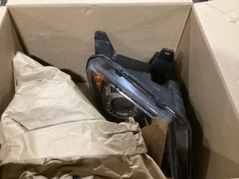 Condition photo showing As Is for ROXX Projector Led Headlights Compatible with 2010 2011 2012 Ford Mustang, w/Amber Sequential Turn Signalsw/Dynamic Animation& Breathing Lighting