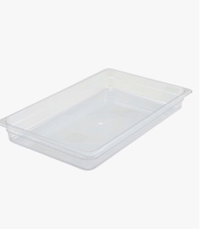 Winco 2-1/2-Inch Pan, Full Size Full Size 2.5" Deep