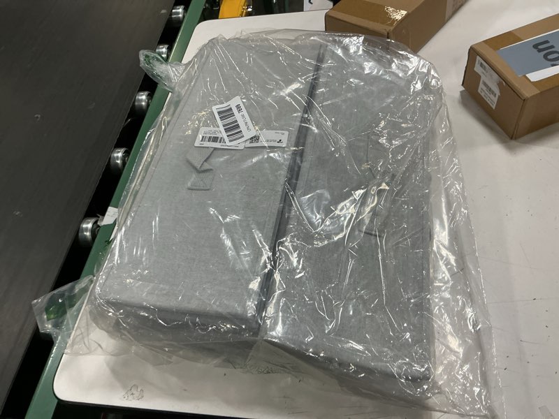 Condition photo showing Good Condition for StorageWorks 2-Pack Under Bed Storage Bins with Lids, Underbed Storage Containers with Handles and Label Holder, Closet Organizer for Clothes, Blankets, Sweater Medium Grey