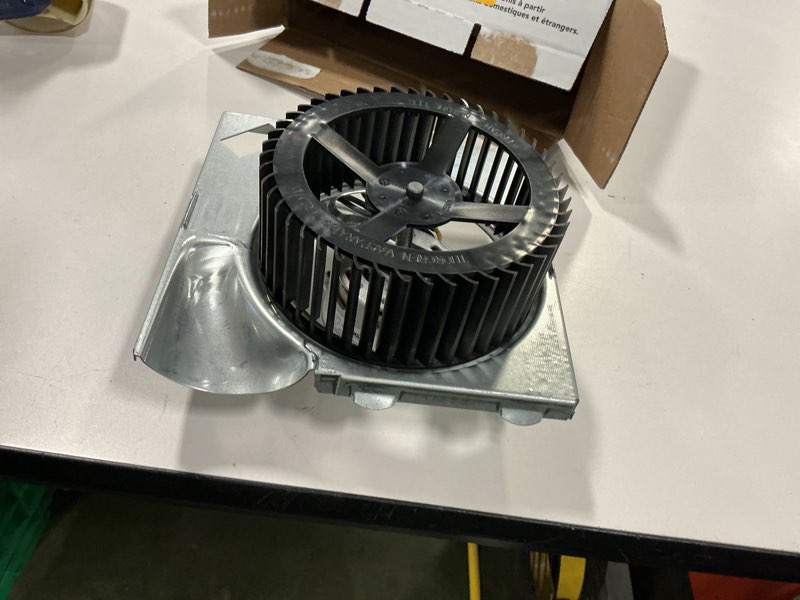 Condition photo showing As Is for 3022086 50 CFM Economy Energy Star 2-Sone Bathroom Ventilation Fan, White