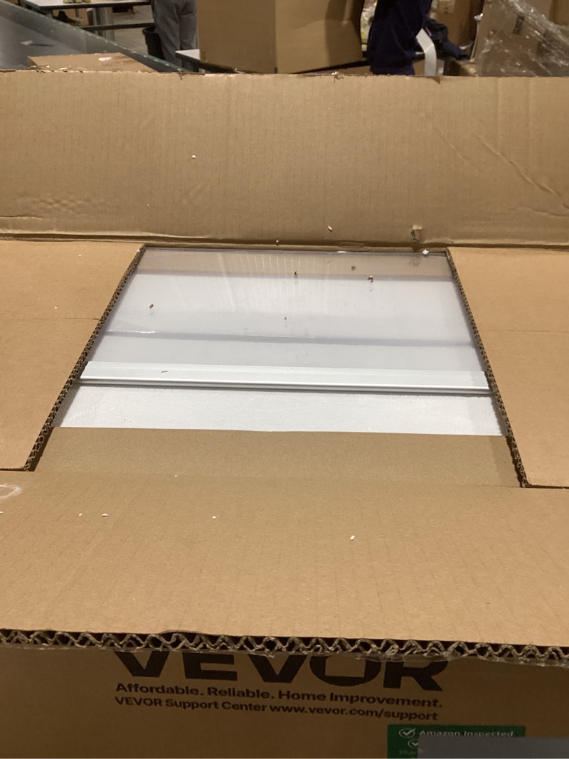 Condition photo showing New/Like New for VEVOR Hot Dog Roller 5 Rollers 12 Hot Dogs Capacity, 750W Stainless Sausage Grill Cooker Machine with Dual Temp Control Glass Hood Acrylic Cover Bun Warmer Shelf Removable Oil Drip Tray ETL Certified 5 Rollers+Cover