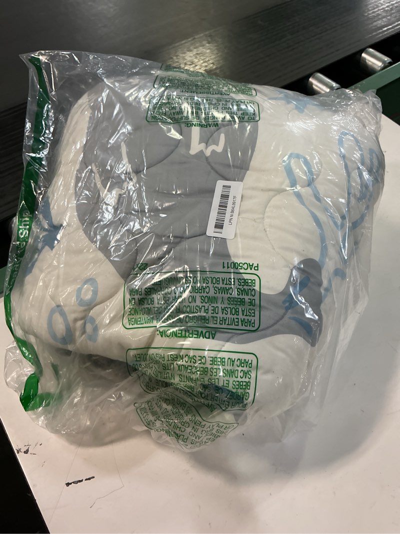 Condition photo showing Good Condition for Momcozy Baby Play Mat for Floor, 50x50 Thickened Playpen Mat, Playmate for Baby Tummy Time, Waterproof & Non-Slip, Foldable Outdoor Mat with Carrying Handle, Ocean Theam Blue Ocean