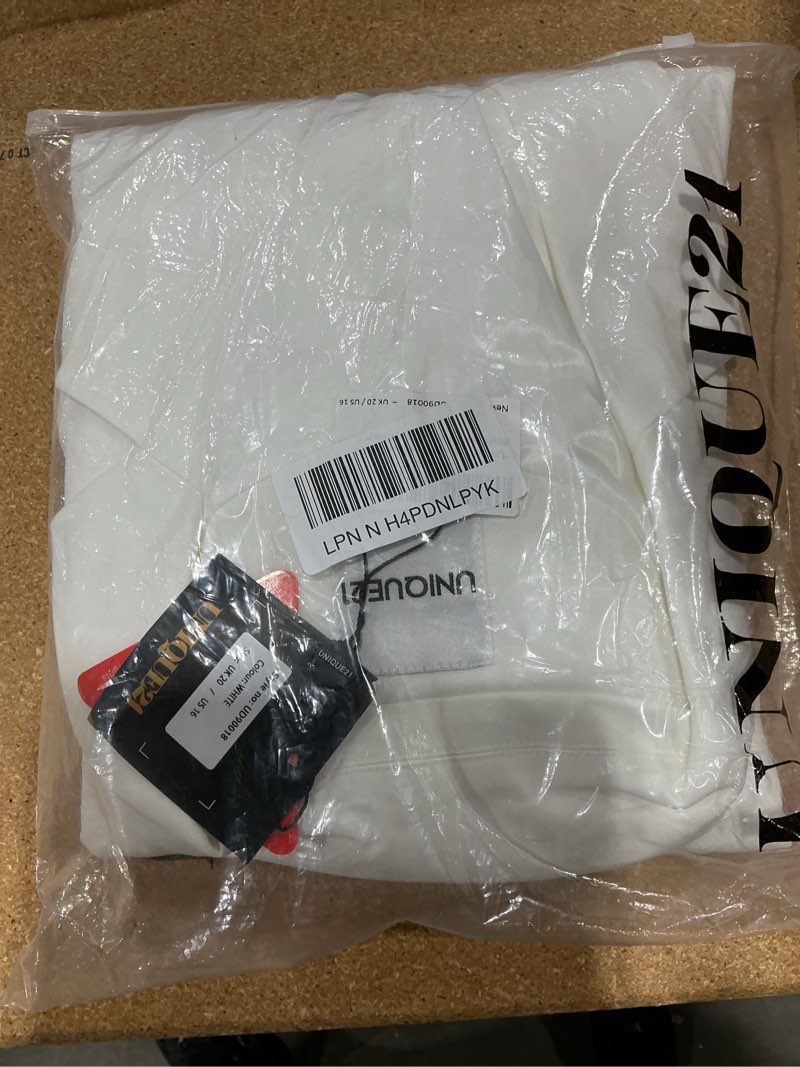Condition photo showing New/Like New for unique 21 women's one button boyfriend blazer for work casual - ladies jackets outfits suits for work (16, white)