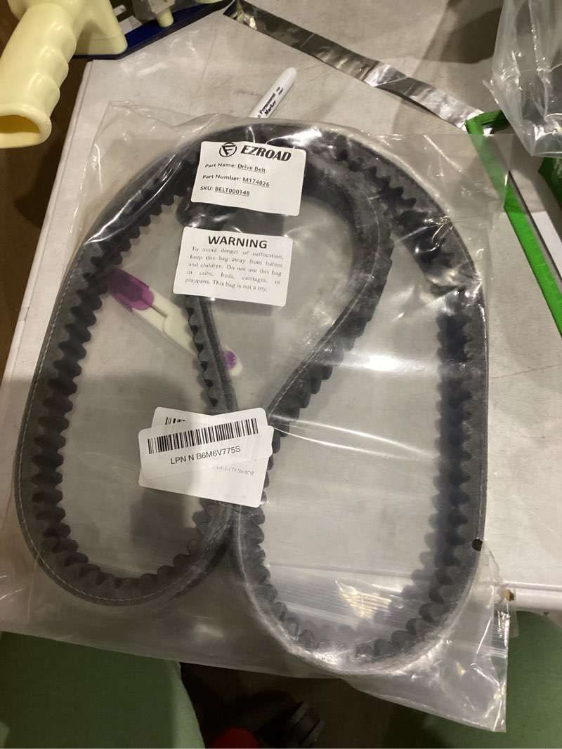 Condition photo showing New/Like New for Clutch Drive Belt M174026 M150046 Compatible with John Deere Gator TH TS TX 4x2 6x4 Gas Turf Military M-Gator Utility Vehicle UTV 504-00767