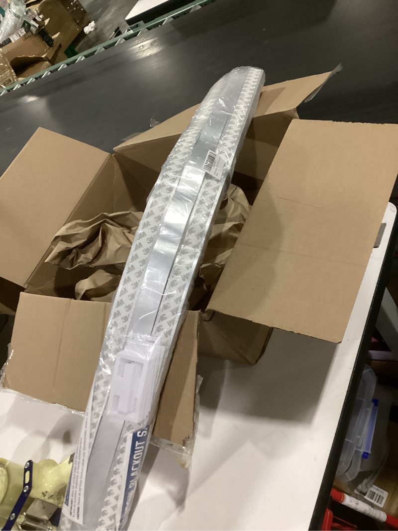 Condition photo showing New/Like New for 6 packs upgraded cordless light fully blocking pleated shade blinds light filtering 36 in x 72 in easy to cut and install, white 2-off white