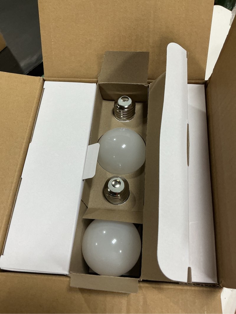 Condition photo showing Good Condition for sylvania led a19 light bulb, 60w equivalent, efficient 8.5w, 10 year, 2700k, 800 lumens, frosted, soft white (74765), packaging may vary (pack of 1, 24 count total) soft white 60w 24 pack