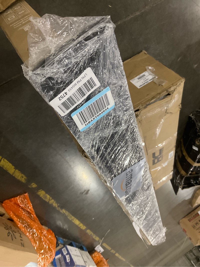 Condition photo showing As Is for M-D Building Products 69811 Aluminum Commercial Flat-Profile Threshold: Durable and Sleek Entryway Access Solution Draft Protection (5 in. x 1/4 in. x 72 in) (Bronze) Bronze 5 in x 1/4 in x 72 in