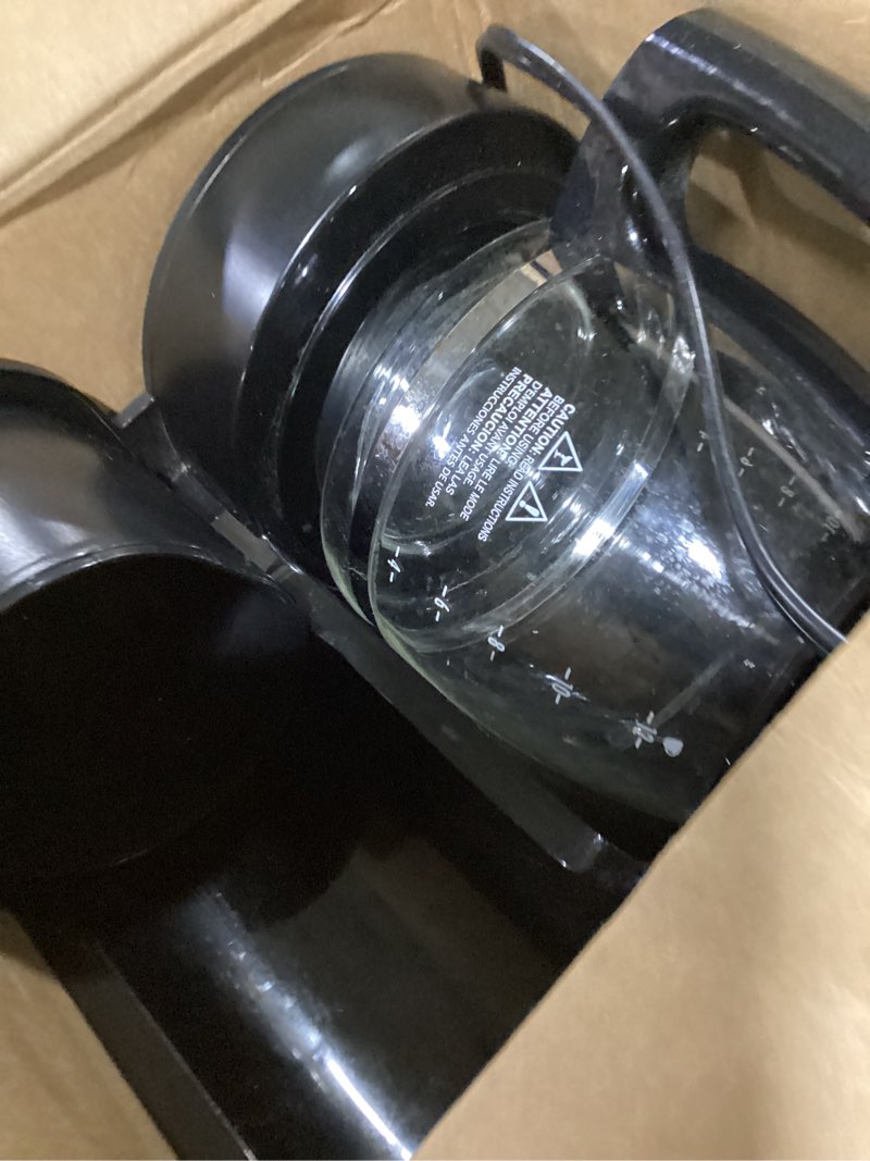 Condition photo showing As Is for hamilton beach flexbrew trio 2-way coffee maker, compatible with k-cup pods or grounds, combo, single serve & full 12c pot, black - fast brewing (49902) black, fast brewing, removable reservoir