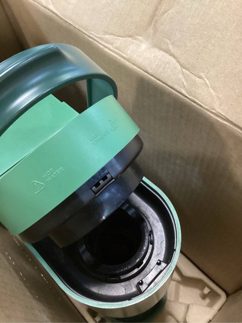 Condition photo showing As Is for Keurig K-Express Single Serve Coffee Maker – Strong Brew Option, 42oz Reservoir, Sleek Design for Holiday Hosting & Gifting, Evergreen