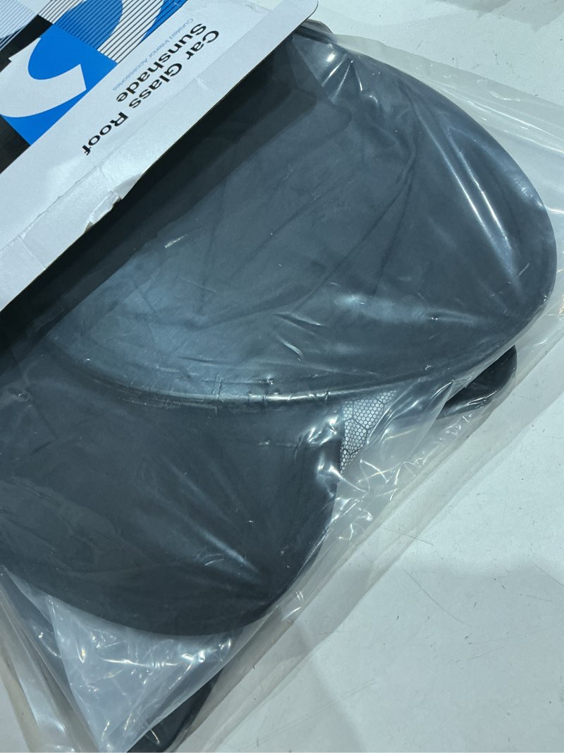 Condition photo showing Good Condition for wigoo tesla new model y juniper accessories sunshade roof [never sag, nano ice-crystal coatings] heat insulation glass roof sun shade, accessories for tesla new model y 2025 2026 launch, black black model y juniper 2025-2026