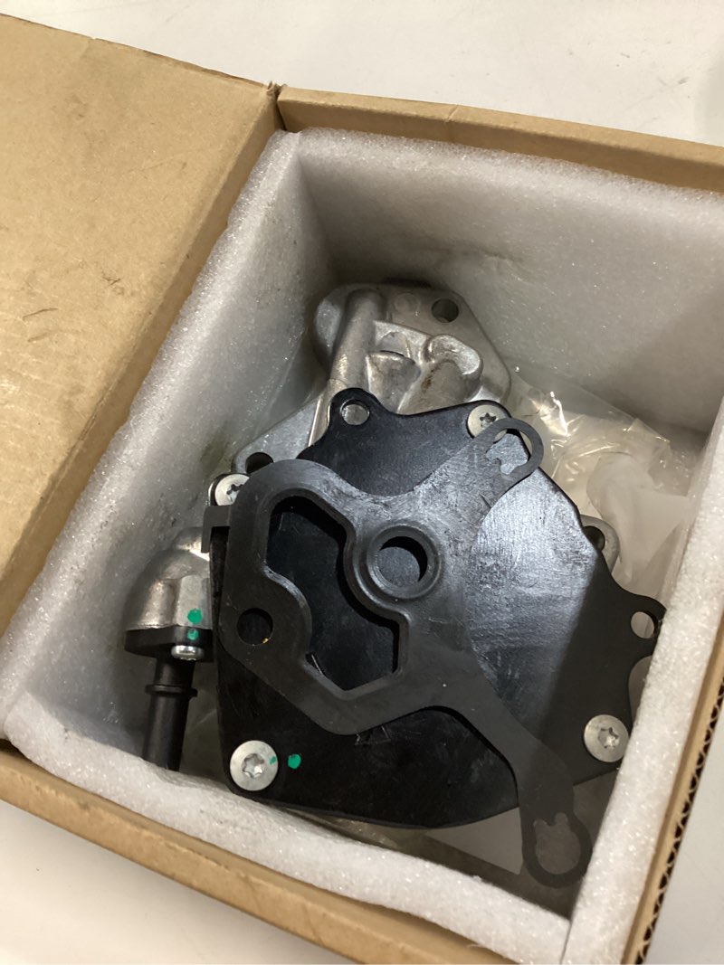 Condition photo showing As Is for ?12686657 brake vacuum pump (for 2.0l/2.5l) compatible with 19-21 chevy blazer,13-22 malibu,17-21 g-mc acadia,18-20 terrain,13-19 ats cts,16-20 bu-ick envision regal oe# 12654111 12658172