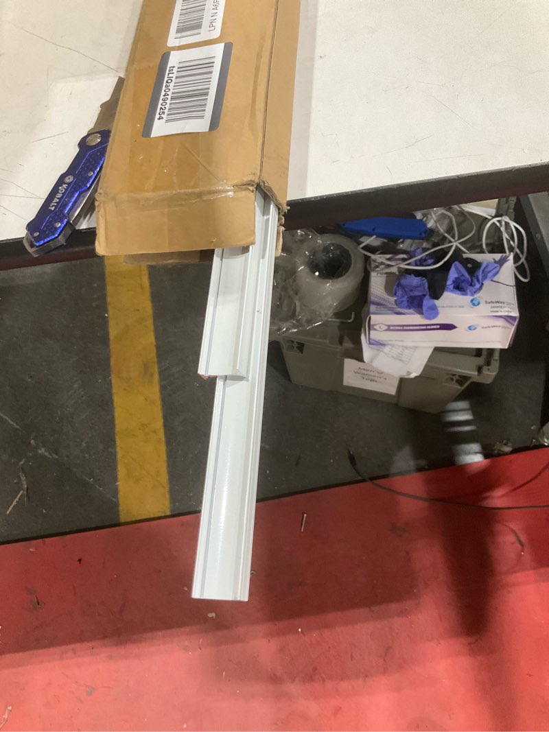 Condition photo showing Good Condition for aluminum flexible ceiling curtain track – 3ft-6.6ft / 2m bendable wall/ceiling mount rail, smooth glide system for bay windows, rvs, room dividers, showers – easy install & custom fit ['white'] ['3ft-6.6ft']