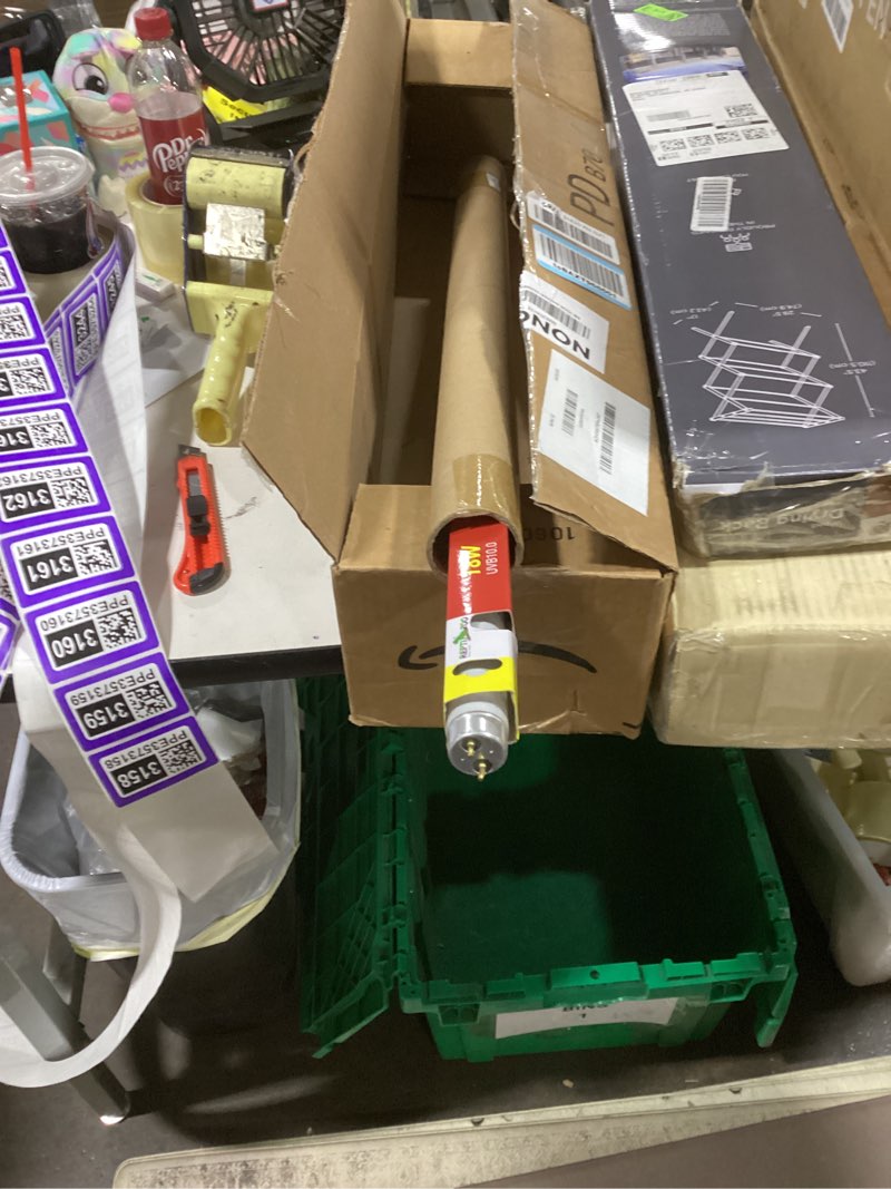 Condition photo showing As Is for repti zoo reptile 18w 10.0 uvb fluorescent bulb lamp desert t8 bulb 24 inches desert uvb bulb