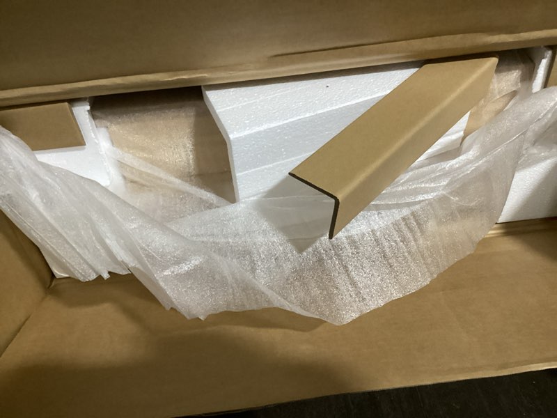 Condition photo showing Good Condition for Plank+Beam Modern Rectangular Coffee Table with Shelf, 48", Solid Wood Center Table with Storage, 2 Tier Tea Table for Living Room, Blonde Wirebrush Blonde Wirebrush 48 Inch Table with Shelf