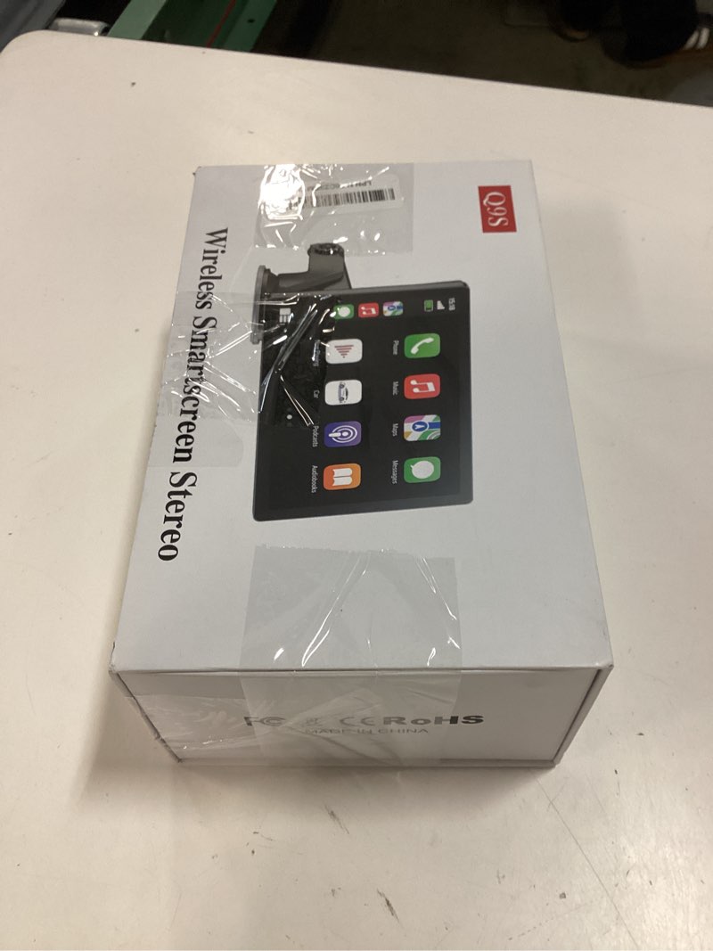 Condition photo showing New/Like New for hauxiy wireless apple carplay screen for car 4k dash cam, 9" portable apple carplay & android auto car stereo, with 1080p backup camera, gps navigation/mirror link/voice control/bluetooth 9inches