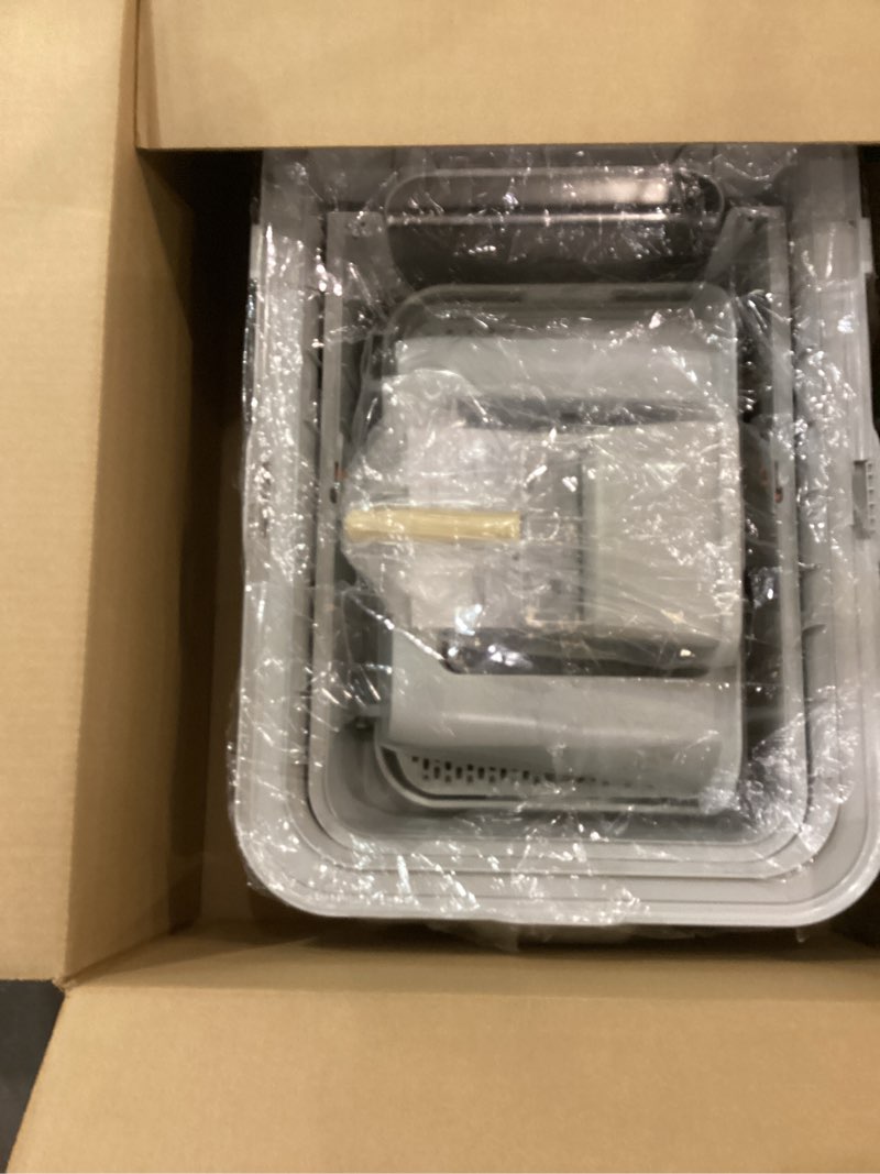 Condition photo showing Good Condition for Enclosed Stainless Steel Cat Litter Box with Odor Control, Modular Design with Drawer and Flip Door, Easy to Clean and Wash,Non-Stick Interior,Extra Large Size Fits All Cats(Light Grey)