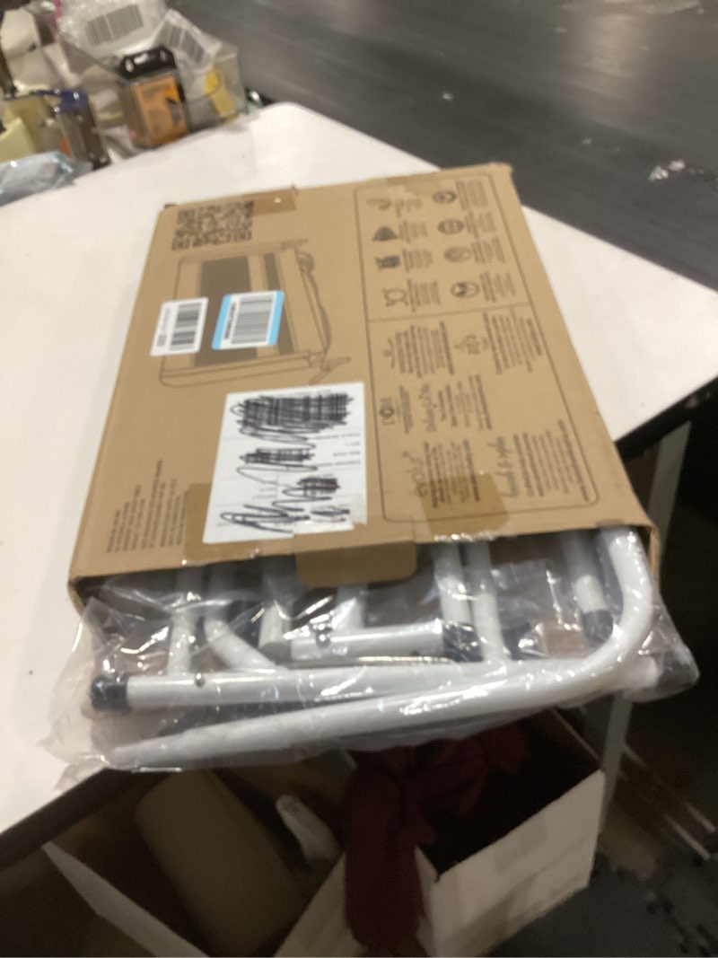 Condition photo showing New/Like New for dream on me lightweight mesh security adjustable bed rail for toddler, breathable mesh fabric, suitable for all types of beds, reinforced anchor system bed guard rail, white