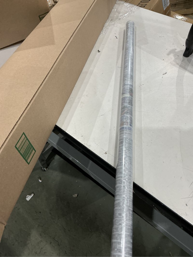 Condition photo showing New/Like New for haton window privacy film, frosted glass film, sun blocking static cling for bathroom, heat control anti glare removable uv rejection non-adhesive covering for home, frosted stripe, 35.4" x 78.7"