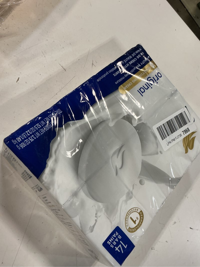 Condition photo showing Good Condition for Dove Beauty Bar Gentle Skin Cleanser Moisturizing for Gentle Soft Skin Care Original Made With 1/4 Moisturizing Cream 3.75 oz, 14 Bars 3.75 Ounce (Pack of 14) Original