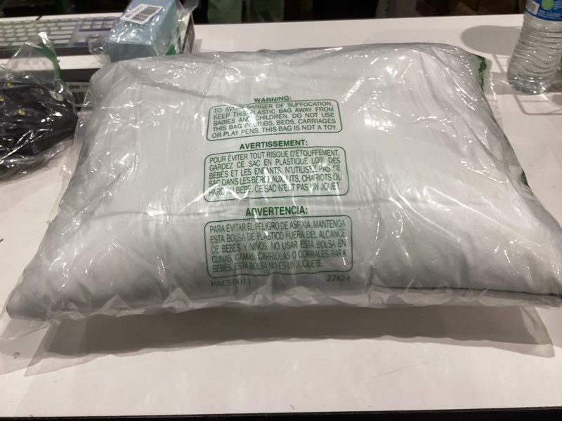 Condition photo showing Good Condition for puredown® 20x20 pillow inserts set of 2, fluffy overfilled down alternative decorative pillows, soft plush throw pillows for couch, sofa, bed and home decor 1 20x20 inch (pack of 2)