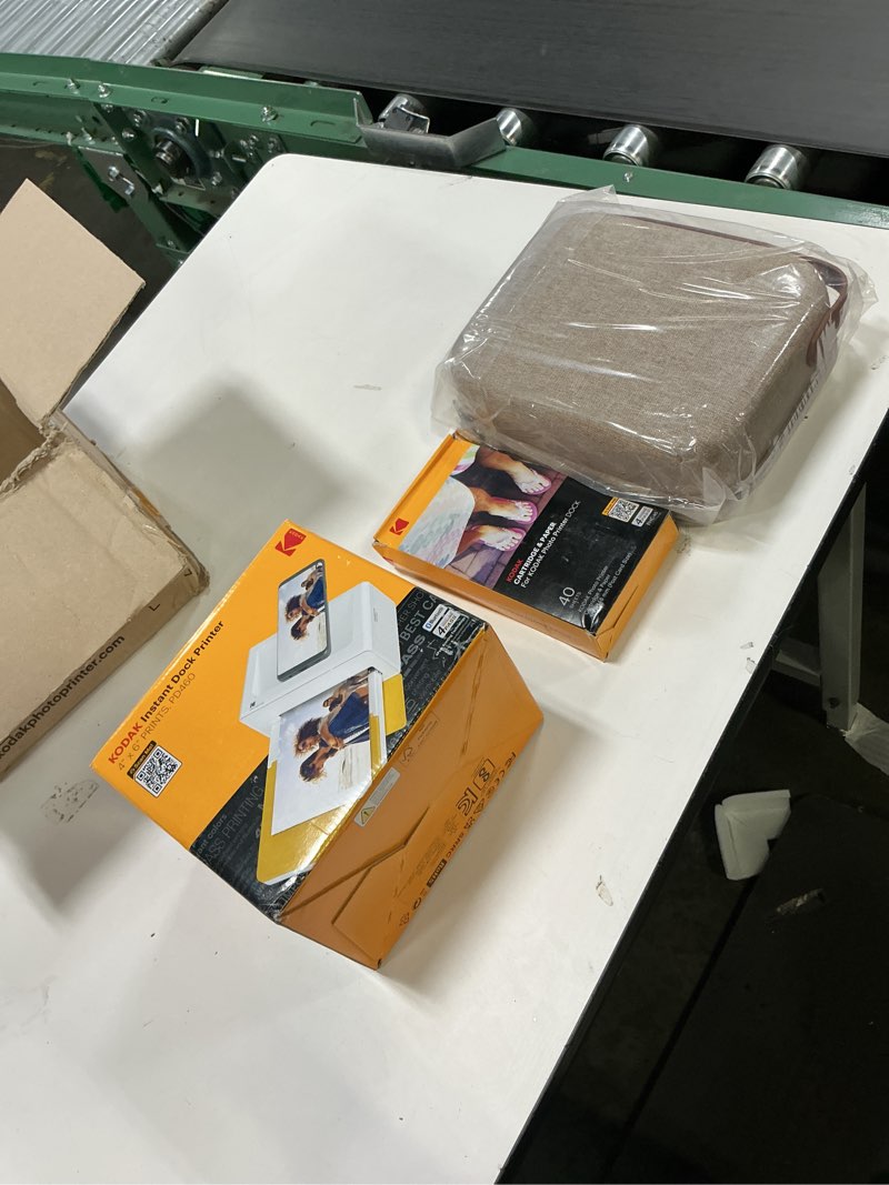 Condition photo showing New/Like New for KODAK Dock Plus 4x6'' Photo Printer, 50 Sheets, Docking & Bluetooth Smartphone Printer for iPhone & Android, Instant Color Prints, 4PASS Dye Sublimation