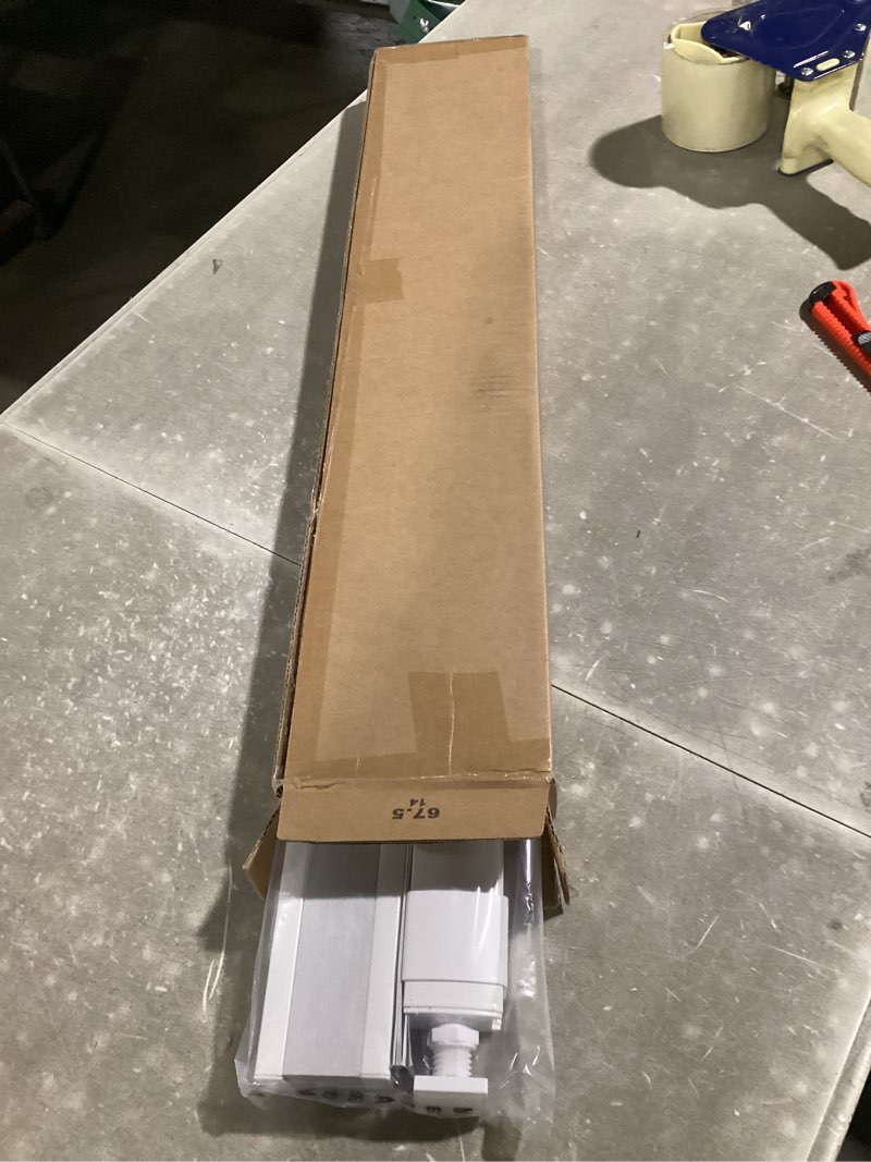 Condition photo showing New/Like New for lazblinds no tools no drill cordless cellular shades, top down bottom up (tdbu) honeycomb shades for home, blackout light blocking thermal insulation blinds for windows, 27" w x 48" h, white blackout - white 27" w x 48" h