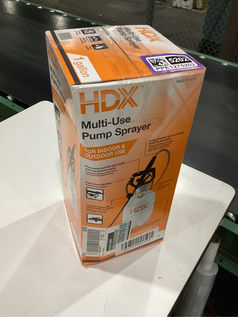 Condition photo showing New/Like New for hdx 1 gal. sprayer