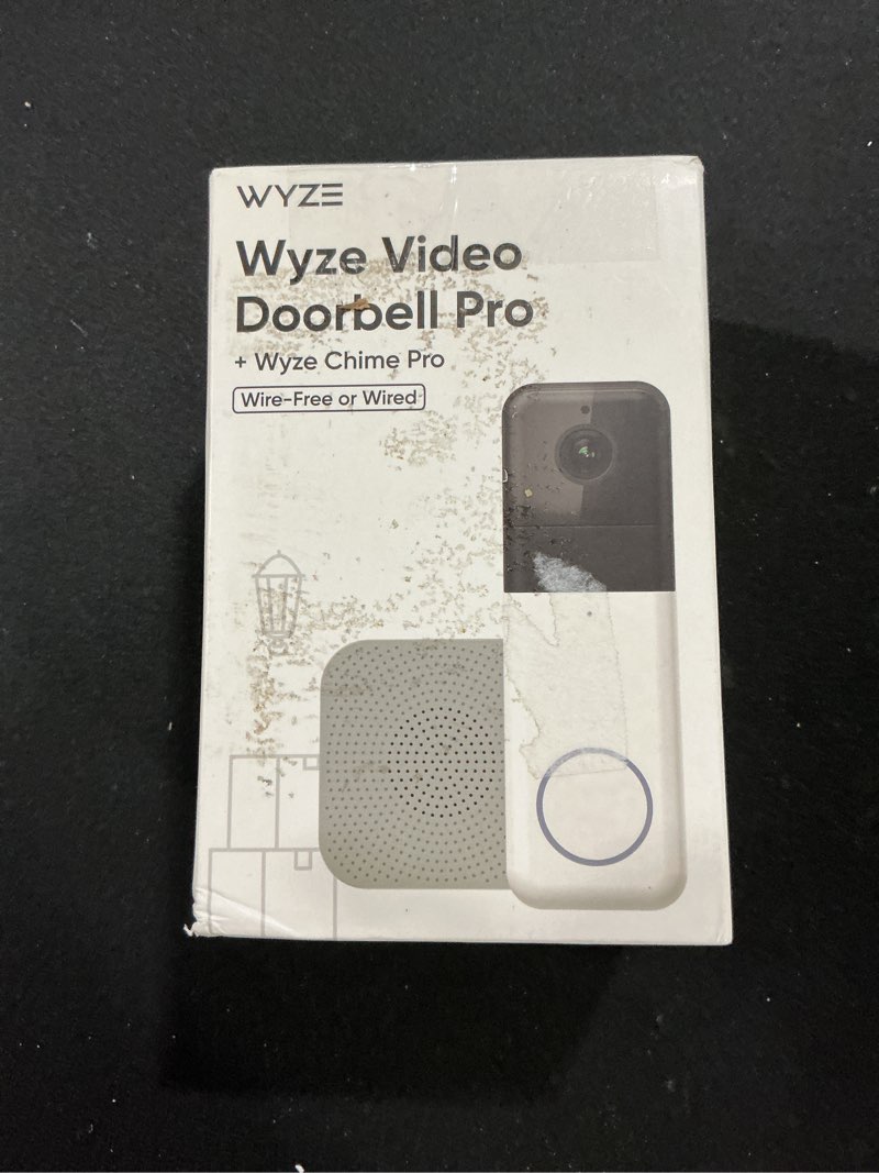 Condition photo showing Good Condition for Wyze Wireless Video Doorbell Pro (Chime Included), 1440 HD Video, 1:1 Aspect Ratio: 1:1 Head-to-Toe 