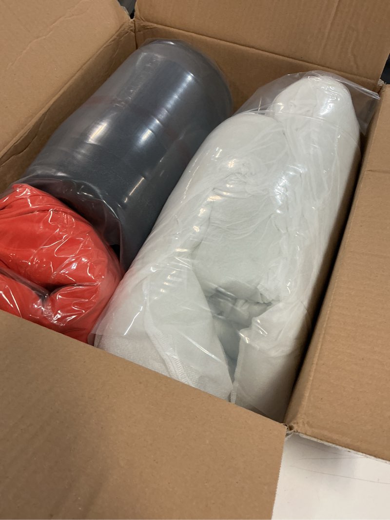 Condition photo showing New/Like New for Premium Outdoor Seat Cushion Chair Cushions for Patio Furniture 22 L X 24 W X 4 H Waterproof & Fade Resistant Deep Seat and Backrest Cushion Set with Removable Covers for Chair, Sofa 22*24*4 in Orange