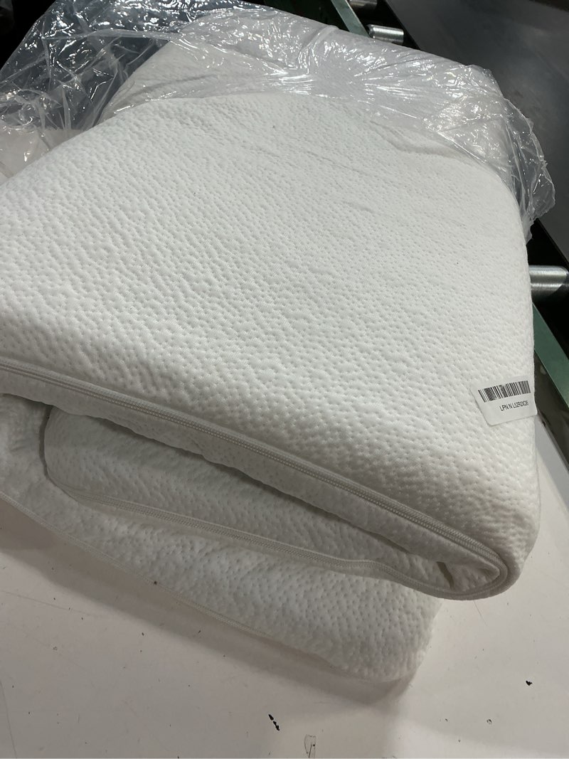 Condition photo showing As Is for NeoBorn Baby Bassinet Mattress Pad, 47" x 23.6" Dual Sided Comfort Gel Memory Foam Mattress with Removable Soft Tencel Cover Fit for ADOVEL/BabyBond/ANGELBLISS/ELEMARA Bassinet Bedside Crib Retangle 47'' x 23.6'' x 2''