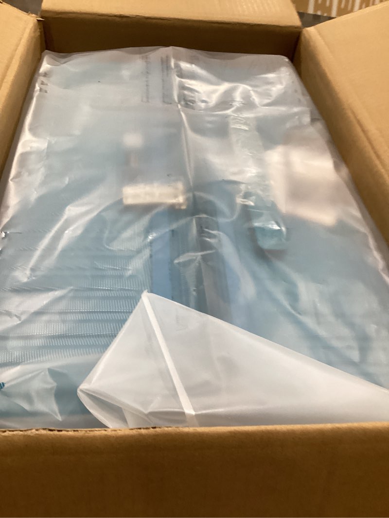 Condition photo showing New/Like New for hantrip 28 inch luggage hard shell suitcases, expandable travel checked luggage 28 inch, large check in luggage with spinner wheels cup holder charger built in lightweight suitcase, caribbean blue expandable 28 inch caribbean blue