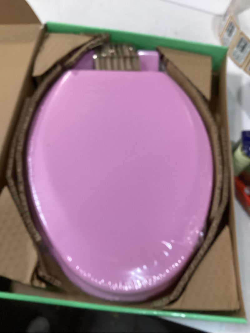 Condition photo showing Good Condition for Toilet Seat, Slow Close, Soft Touch, Ultra-Smooth Matte Finish (No Orange-Peel Texture), Premium Moulded Wood, Quick Release, PIKLiDS (Pink)