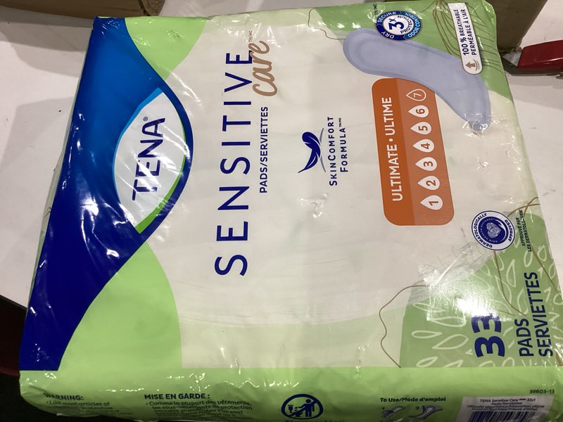Condition photo showing Good Condition for TENA Intimates Ultimate Pads, Heavy 16 Inch Bladder Control Pads, 54305 - Pack of 33
