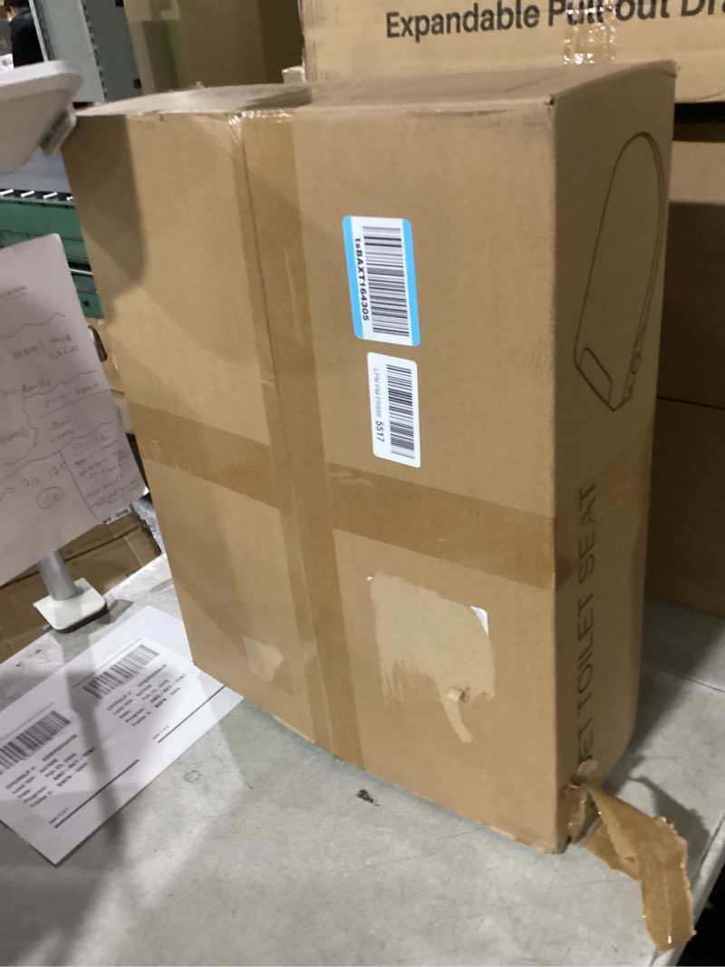 Condition photo showing New/Like New for Electric Bidet Toilet Seat, Elongated, Warm Water with Air Dryer, Heated Seat and Slow Close Lid, Front and Rear Wash, LED Nightlight, Wireless Remote, White, 101 Elongated+Electric