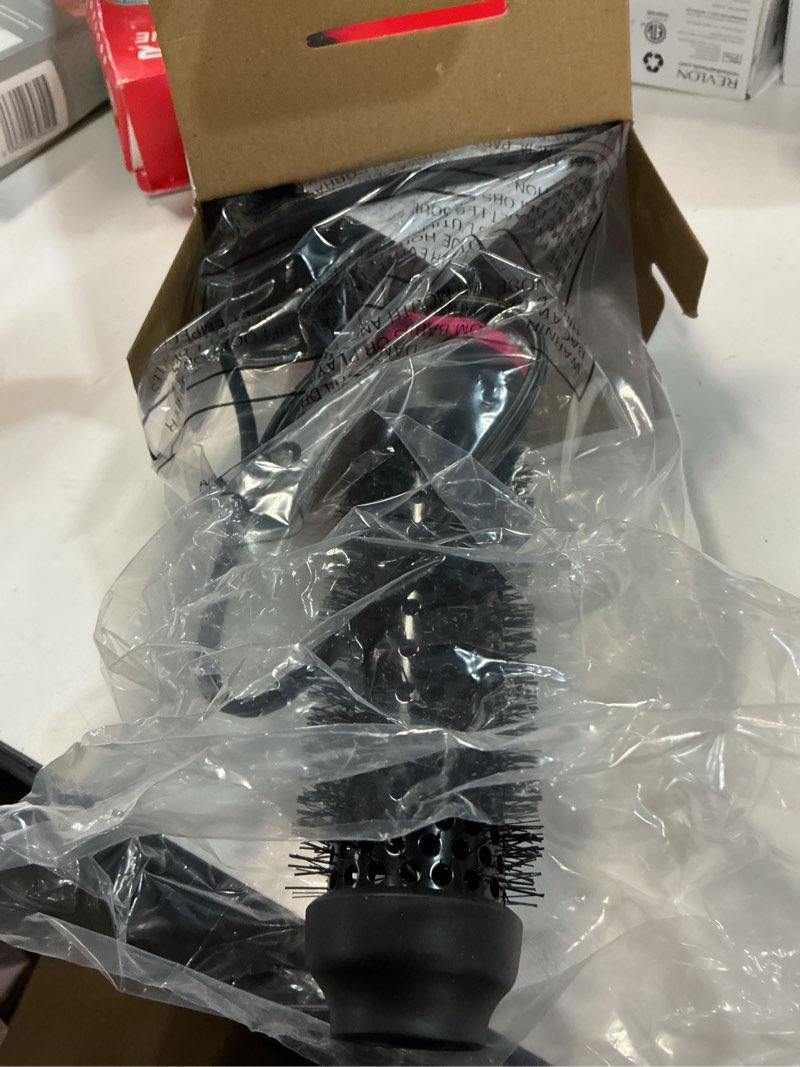 Condition photo showing Good Condition for revlon one step root booster round brush dryer and hair styler | fight frizz and add volume, appliance tool (1-1/2 in)