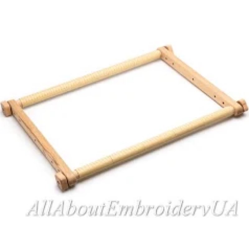 Needlepoint Embroidery Tapestry Scroll Frame Made of Organic Beech, Wooden Cross Stitch Frame, Needl
