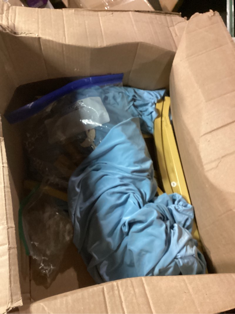 Condition photo showing New/Like New for Arch Backdrop Stand and Cover Set, 7.2FT Metal Photo Balloon Arch Backdrop Stand for Wedding Birthday Party Baby Shower Ceremony Graduation Decoration, Dusty Blue 7.2FT Dusty Blue