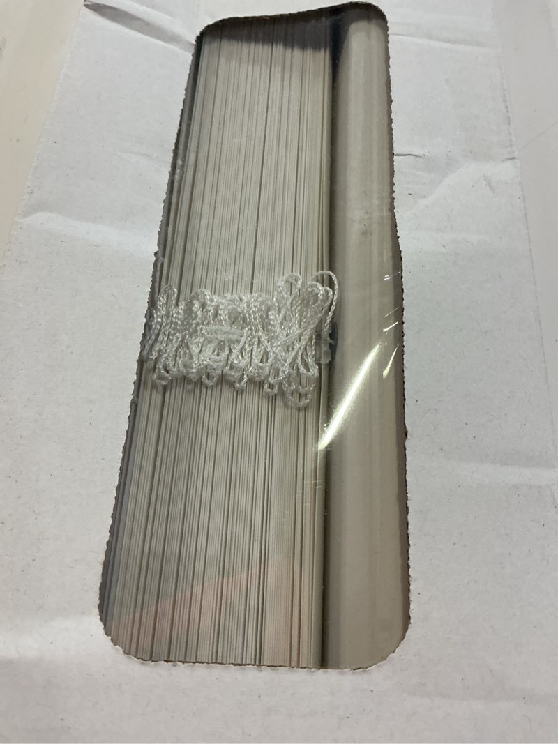 Condition photo showing Good Condition for mainstays 1" cordless vinyl light filtering mini blinds, white, 31" w x 64" l