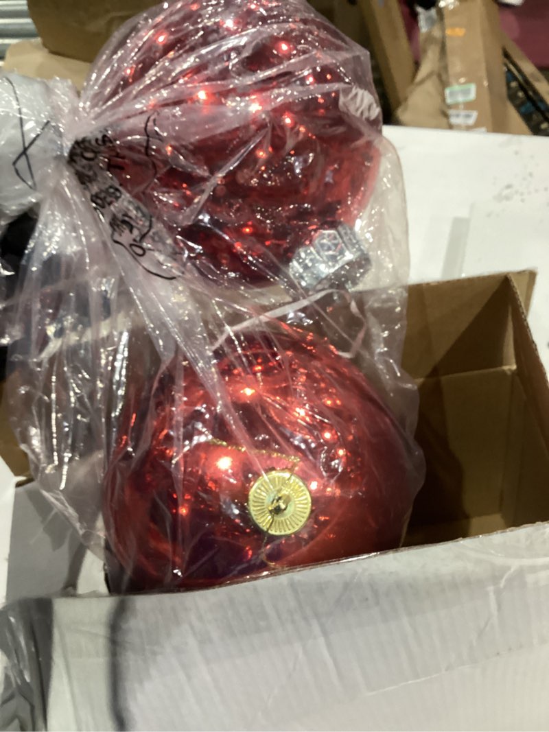 2 red ornaments