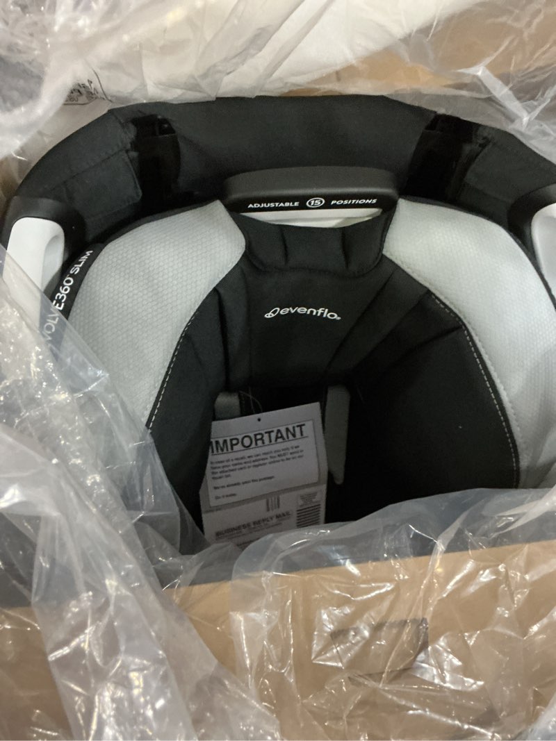 Condition photo showing Good Condition for evenflo revolve360 slim 2-in-1 rotational car seat with quick clean cover (salem black)