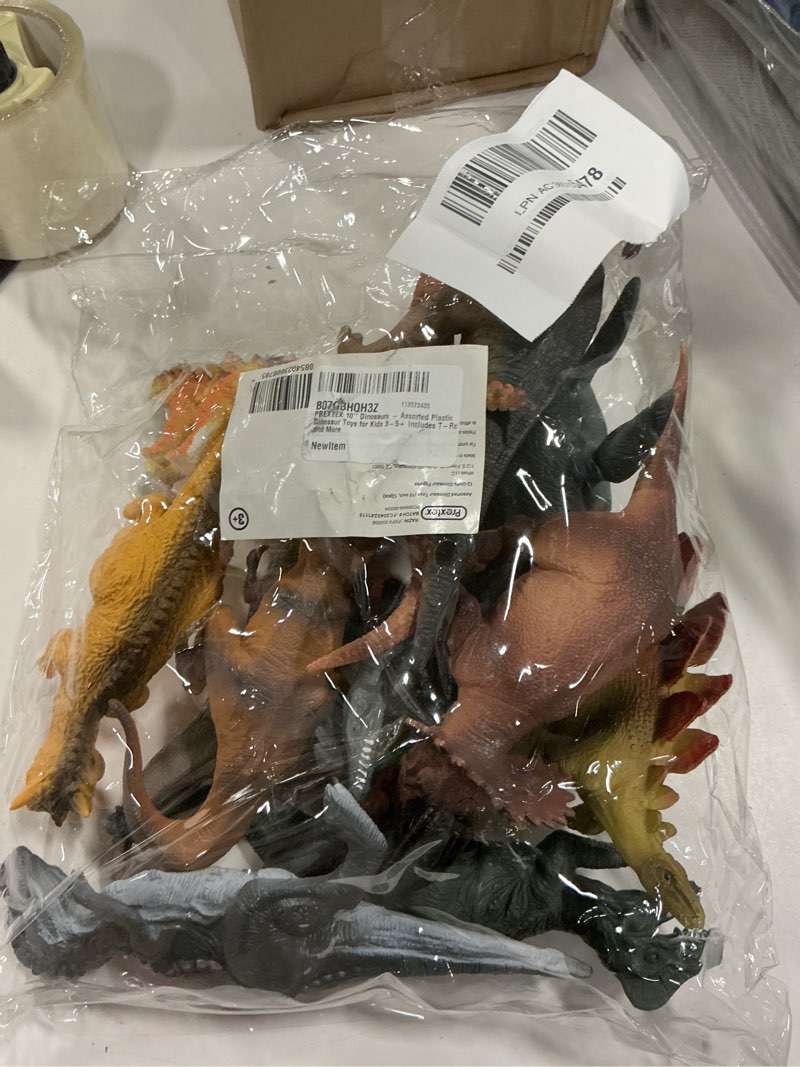 Condition photo showing New/Like New for PREXTEX 10'' Dinosaurs - Assorted Plastic Dinosaur Toys for Kids 3-5+ Includes T-Rex and More 12 Pack - 8-10 Inch Assorted