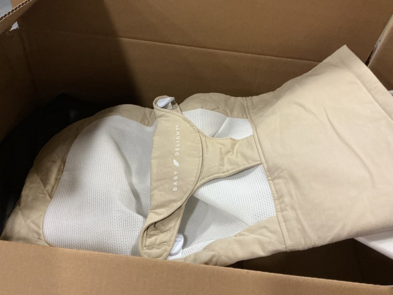 Condition photo showing Good Condition for Baby Delight Alpine Deluxe Portable Bouncer, Infant, 0-6 Months, 100% GOTS Certified Cotton Fabrics, Organic Oat