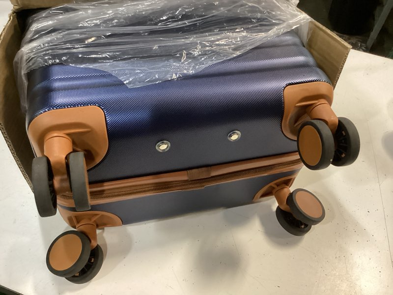 Condition photo showing Good Condition for ukein luggage sets 3 piece, carry on luggage 20in with spinner wheels,pc hardside suitcase set with tsa lock,durable carry on suitcase with travel backpack for men (blue, 3 piece set (20inch)) blue 3 piece set (20inch)