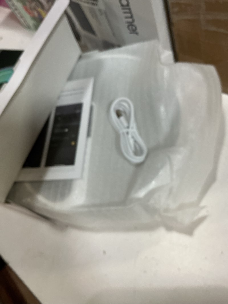 Condition photo showing New/Like New for bkdrl bluetooth speaker lamp with wireless charger, rgb night light, alarm clock, app control - white