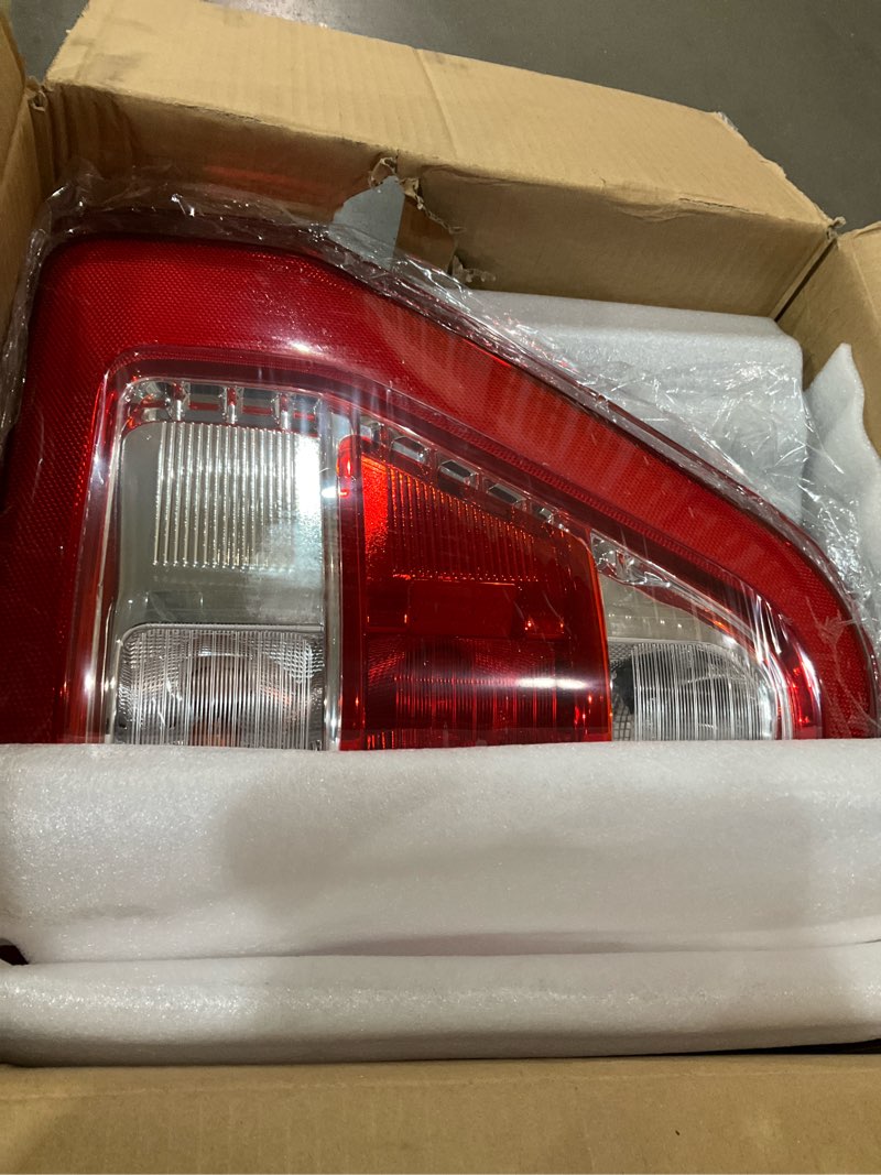 tail light assembly compatible with 2021-2024 ford f150 xl driver and passenger side rear brake lamps rear brake lamps halogen with bulbs and harness included 2021-2022 f150 xl