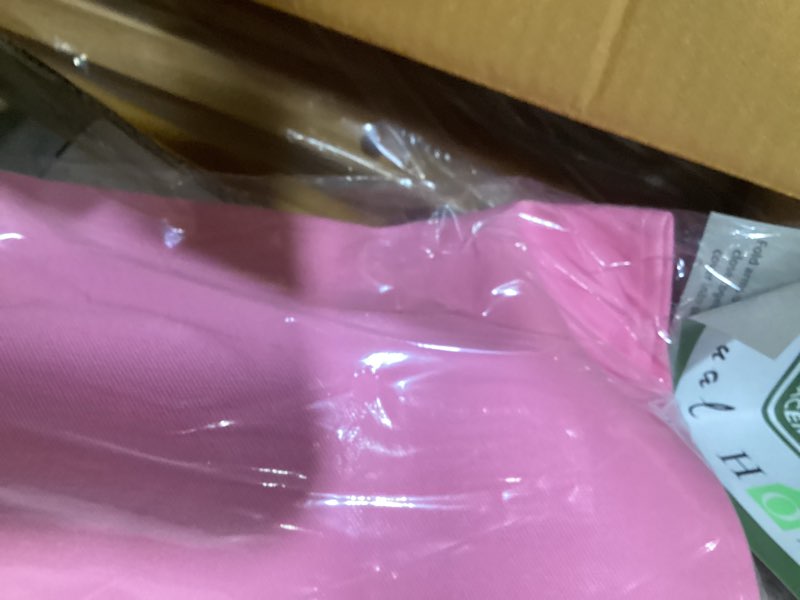 Condition photo showing Good Condition for 18" director's chair natural frame-pink canvas natural frame 18" - classic height natural frame/pink canvas